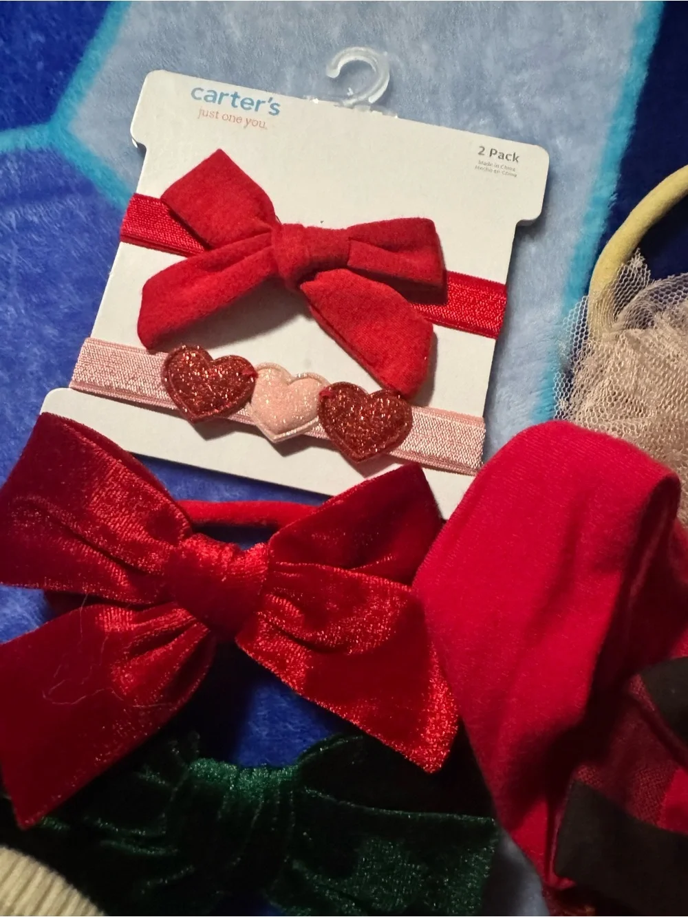 Girls Assorted Color Bow & Floral Headband Pack